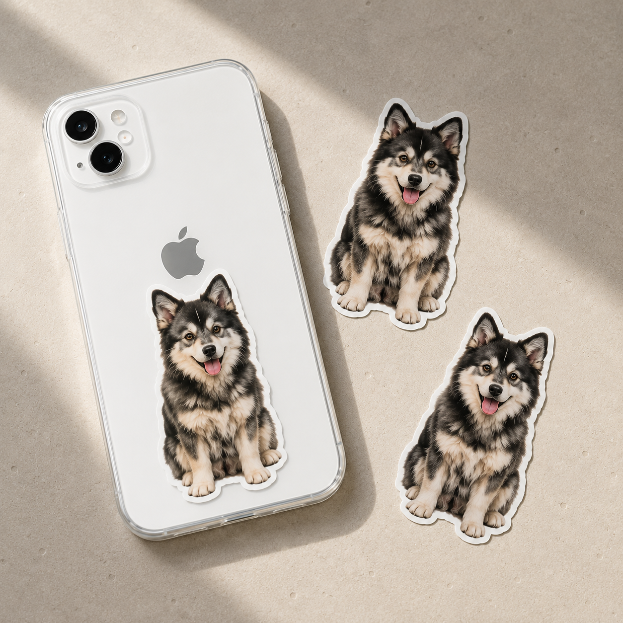 Avery L sticker mockup